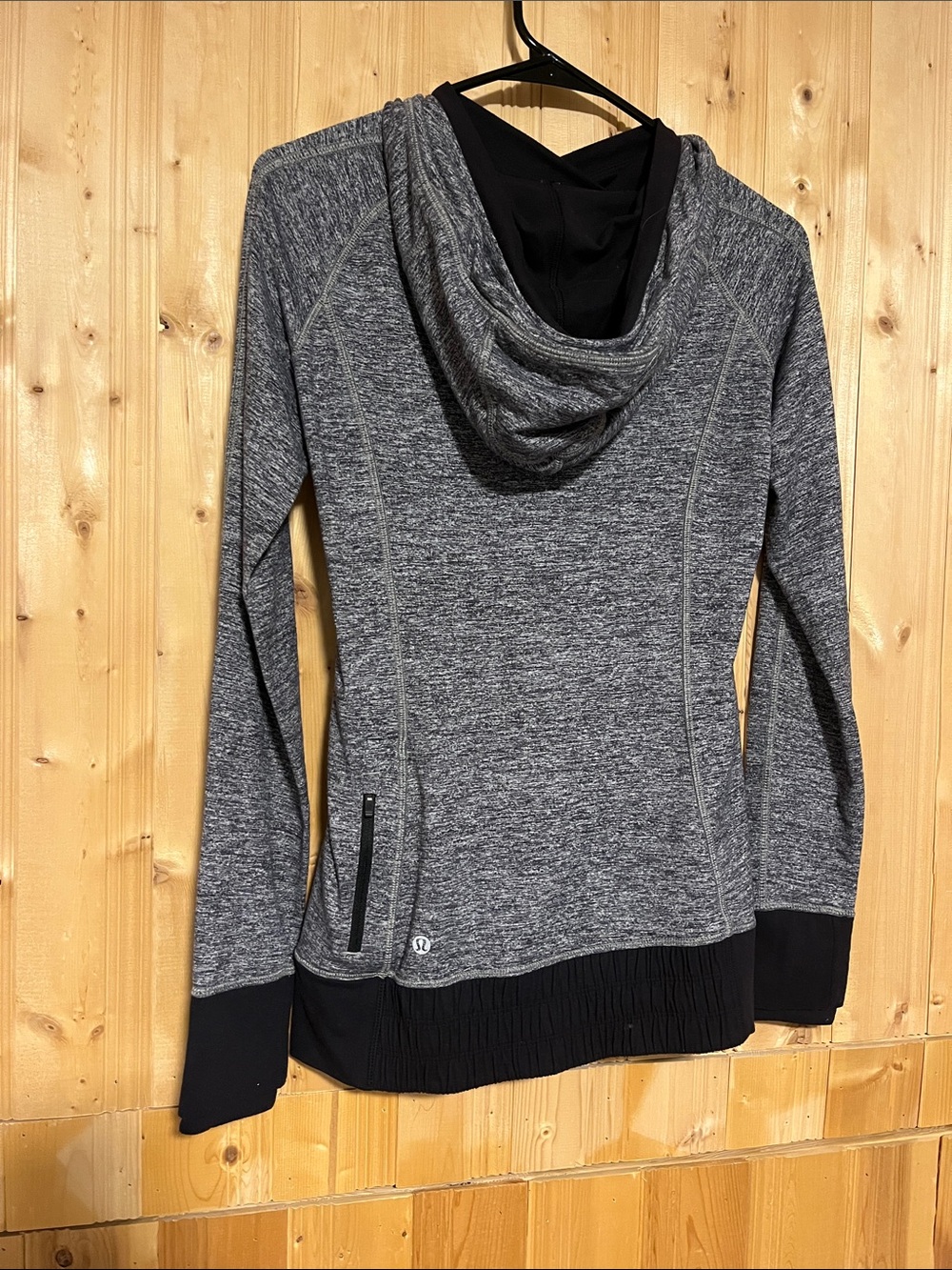 lululemon athletica Gray Hooded Women's Cowl Sweater